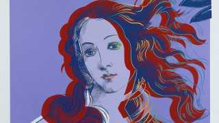 The Birth of Venus by Andy Warhol. London Art Studies lectures