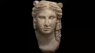 An Important Greek over-life size Marble Head of Aphrodite, courtesy of Ariadne Galleries