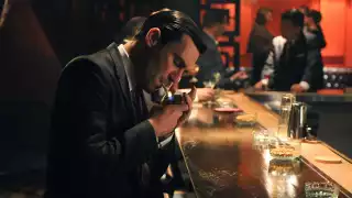 Mad Men's Don Draper at the bar