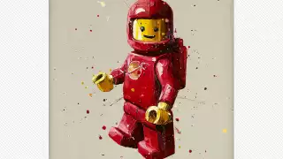 Red Lego by Paul Oz