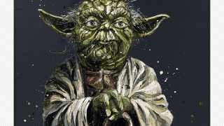 Yoda Face detail by Paul Oz