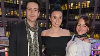 Nick Grimshaw, Gizzi Erskine and Jaime Winstone