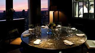 Private dining table at City Social by Jason Atherton