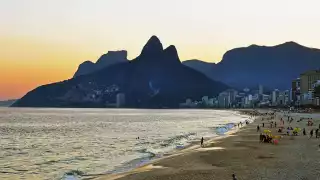 Ipaenema Beach in Rio de Janeiro