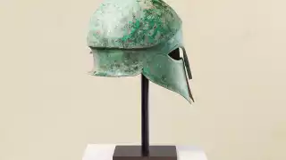 Antique helmet