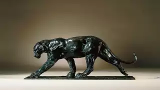 Bronze panther