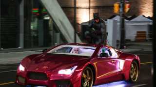 The Joker's car in Suicide Squad