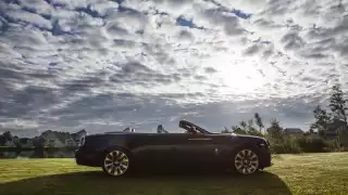 Rolls-Royce Dawn convertible blue