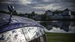 Rolls-Royce Dawn convertible blue