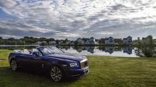 Rolls-Royce Dawn convertible blue