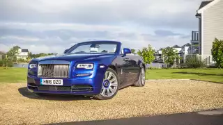 Rolls-Royce Dawn convertible blue