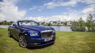 Rolls-Royce Dawn convertible blue