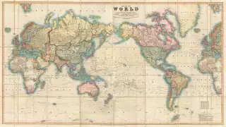 G.F. Cruchley – Map of the World