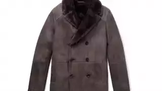 The Shearling Coat: Berluti Leather Shearling Caban