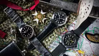 Military watches by Tudor, Longines and Breitling