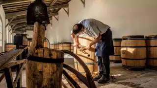 Inside Chateau Margaux wine house