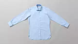 Turnbull & Asser blue cotton shirt