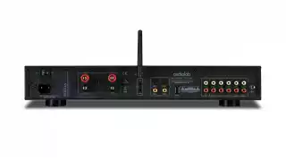 The Audiolab 6000A amplifier in black