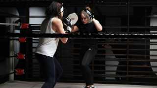 12x3 Boxing Gym Aldgate and Paddington Interior Action Shot in ring