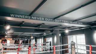 Rathbone Boxing Club RBC Interior shot no people