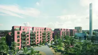 Eastman Village Development North West London Exterior CGI