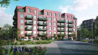 Eastman Village Development North West London Exterior CGI