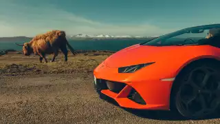 Lamborghini Huracan EVO Spyder on Scotland's North Coast 500 Photographed by Michael Shelford