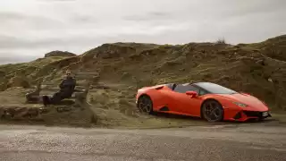 Lamborghini Huracan EVO Spyder on Scotland's North Coast 500 Photographed by Michael Shelford