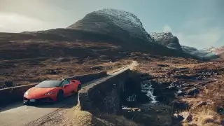 Lamborghini Huracan EVO Spyder on Scotland's North Coast 500 Photographed by Michael Shelford