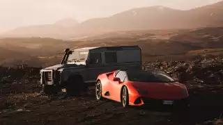 Lamborghini Huracan EVO Spyder on Scotland's North Coast 500 Photographed by Michael Shelford