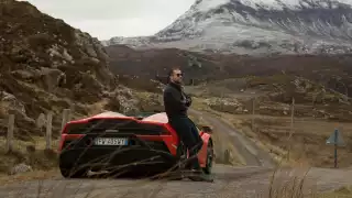 Lamborghini Huracan EVO Spyder on Scotland's North Coast 500 Photographed by Michael Shelford