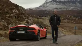 Lamborghini Huracan EVO Spyder on Scotland's North Coast 500 Photographed by Michael Shelford