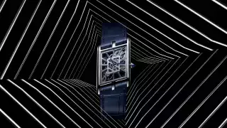 Cartier Privé Tank Asymétrique Skeleton watch