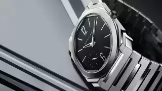 Bulgari Octo Finissimo sports watch in Satin Steel