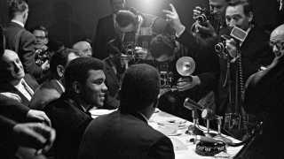 Muhammad Ali Interviewed by Reporters, London, England, 1966