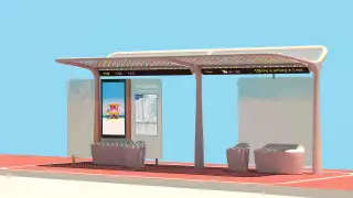 Miami Beach Bus Shelter