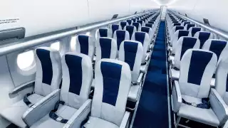 SSJ100 Interjet interior