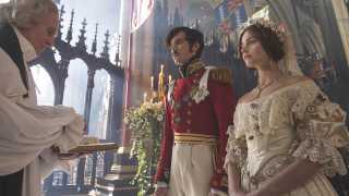 Prince Albert and Queen Victoria in the Victoria TV series
