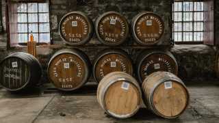 Glen Moray whisky barrels