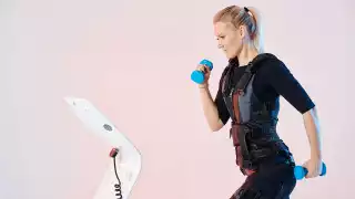 Woman taking part in an Exerceo Training session