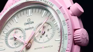 The Omega X Swatch MoonSwatch in various colourways