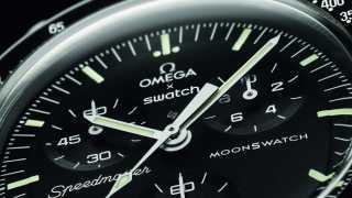 The Omega X Swatch MoonSwatch in various colourways