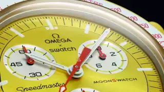 The Omega X Swatch MoonSwatch in various colourways