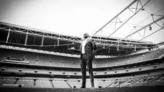 Tyson Fury at Wembley Stadium