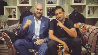 Tyson Fury and Nav Salimian