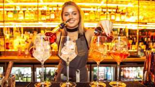 Best Shoreditch Cocktail Bars – pouring drinks at Nest