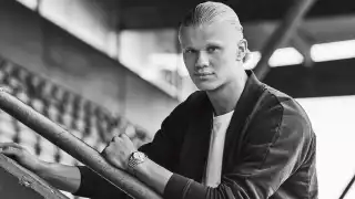 Manchester City striker Erling Haaland interview