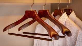 Nakata AUT-05 hangers with Visible Wood Grain