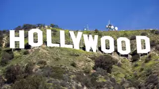 The Hollywood sign