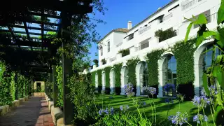 Finca Cortesin features gardens designed by English landscaper Gerald Huggan